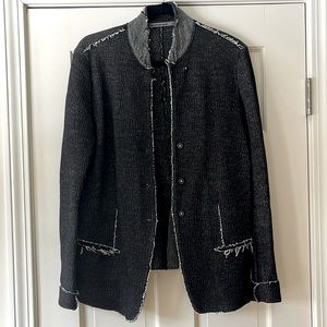 🇮🇹 Transit Par-Such Italian Blazer with Raw Seam Details